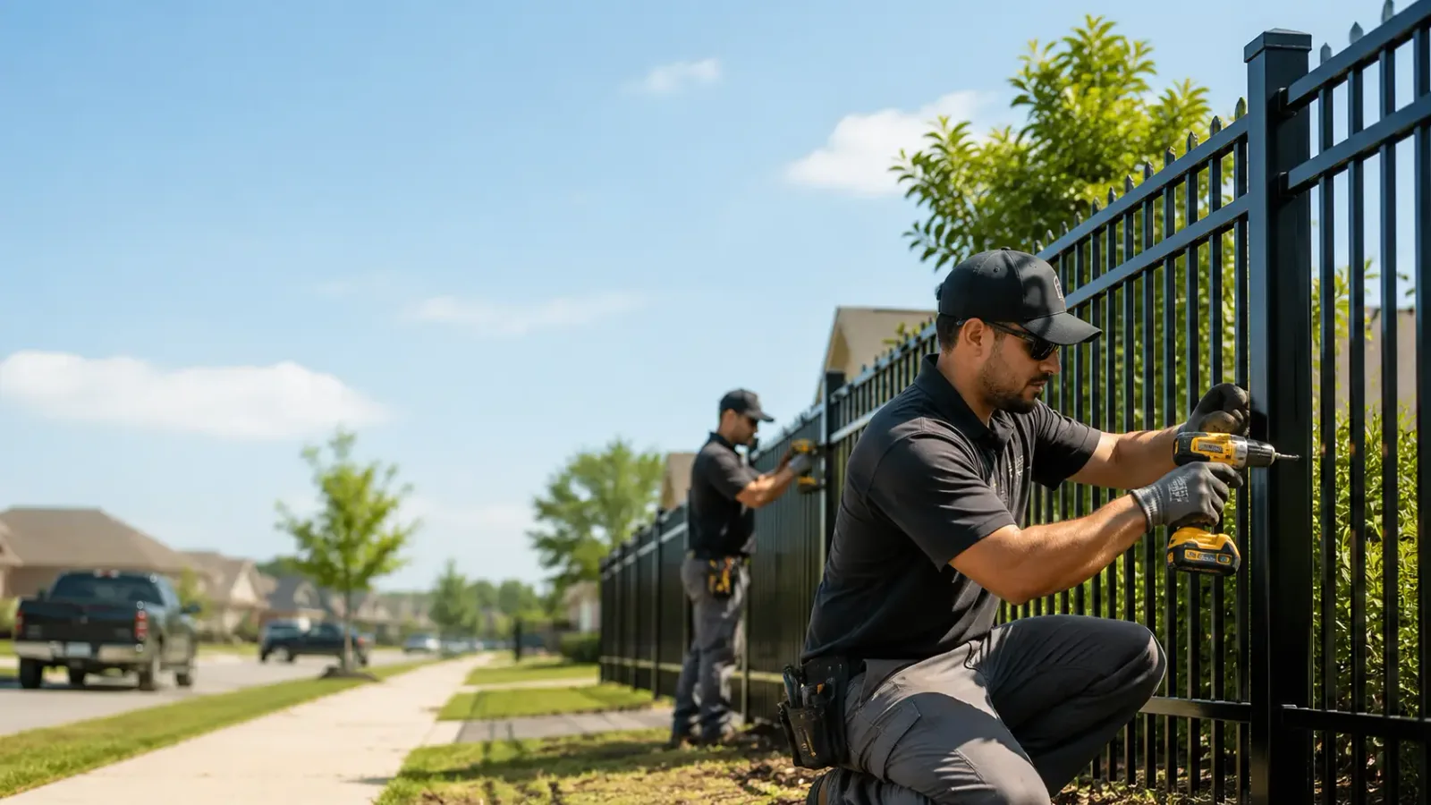 Metal Fence Installation in Bunnlevel, NC